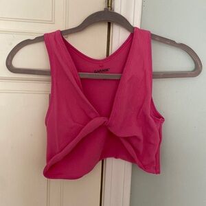 Garage Medium Twist top, hot pink